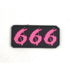 Parche 666 Pink Hot