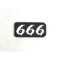 Patch 666 White