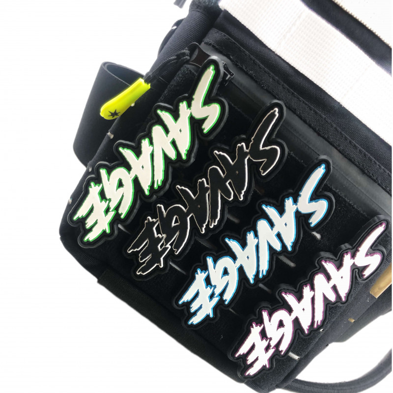 Colepack Prodg - Estuche Triple De 2 Cremalleras Con Material Escolar Savage
